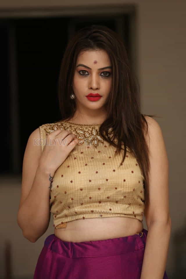 Actress Deeksha Panth At Operation Duryodhana Trailer Launch Photos