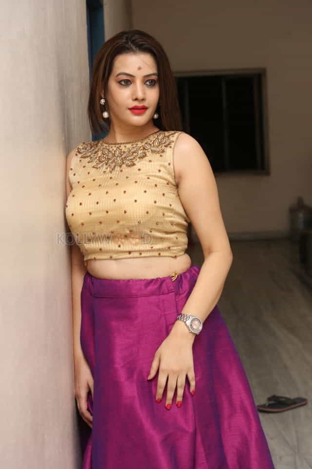 Actress Deeksha Panth At Operation Duryodhana Trailer Launch Photos