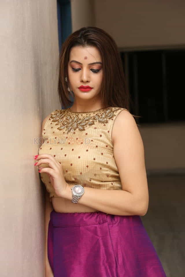 Actress Deeksha Panth At Operation Duryodhana Trailer Launch Photos