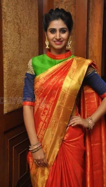 Actress Shamili In Saree Photoshoot Stills