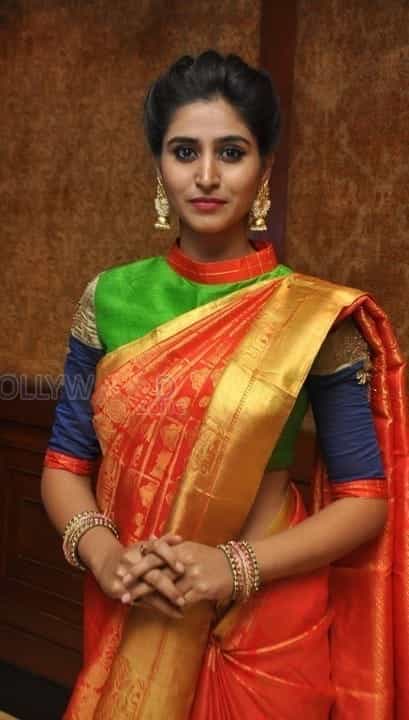 Actress Shamili In Saree Photoshoot Stills