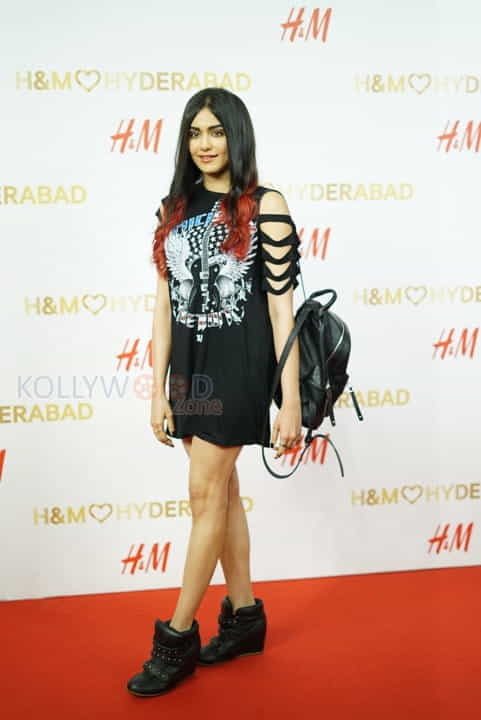 Actress Adah Sharma At H M Hyderabad Photos