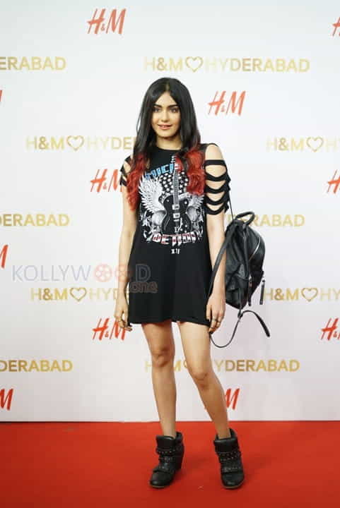 Actress Adah Sharma At H M Hyderabad Photos