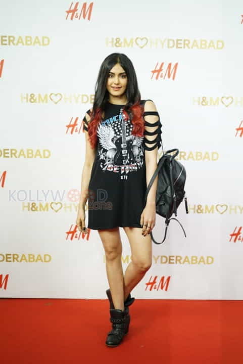 Actress Adah Sharma At H M Hyderabad Photos