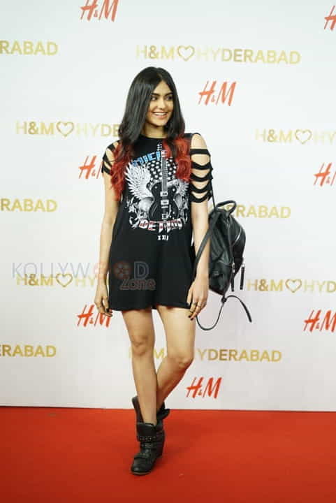 Actress Adah Sharma At H M Hyderabad Photos