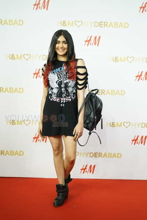 Actress Adah Sharma At H M Hyderabad Photos