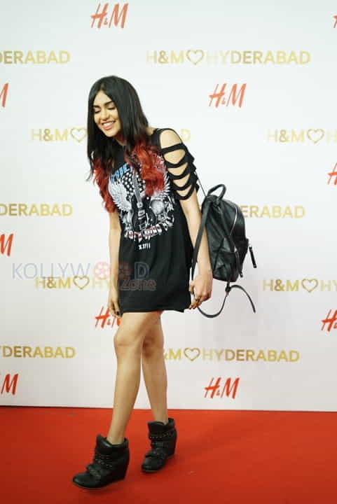 Actress Adah Sharma At H M Hyderabad Photos