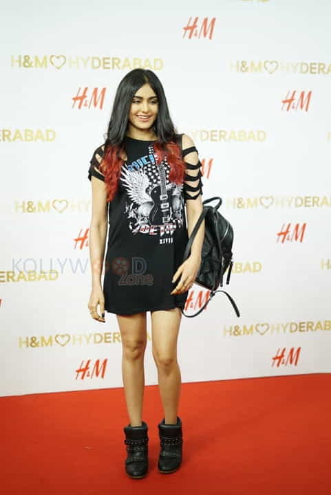 Actress Adah Sharma At H M Hyderabad Photos