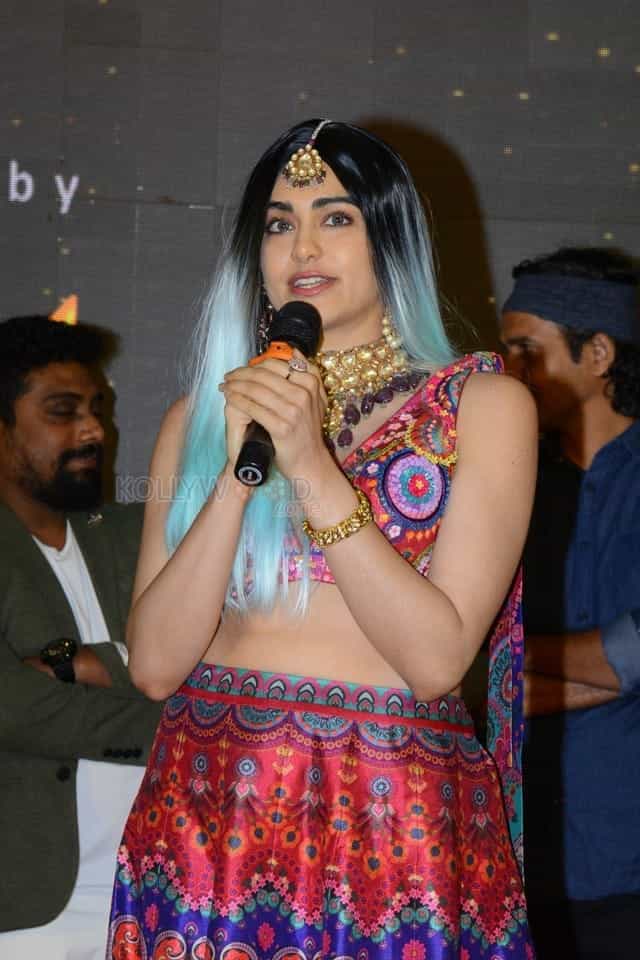 Actress Adah Sharma At Question Movie Song Launch Pictures