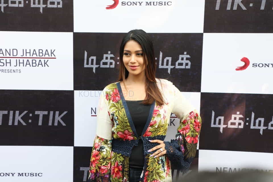 Actress Nivetha Pethuraj At Tik Tik Tik Music Launch Photos