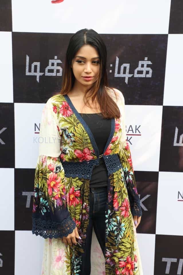 Actress Nivetha Pethuraj At Tik Tik Tik Music Launch Photos