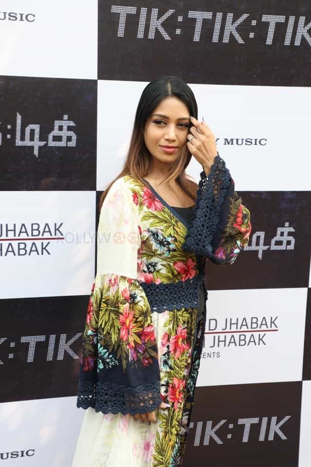 Actress Nivetha Pethuraj At Tik Tik Tik Music Launch Photos