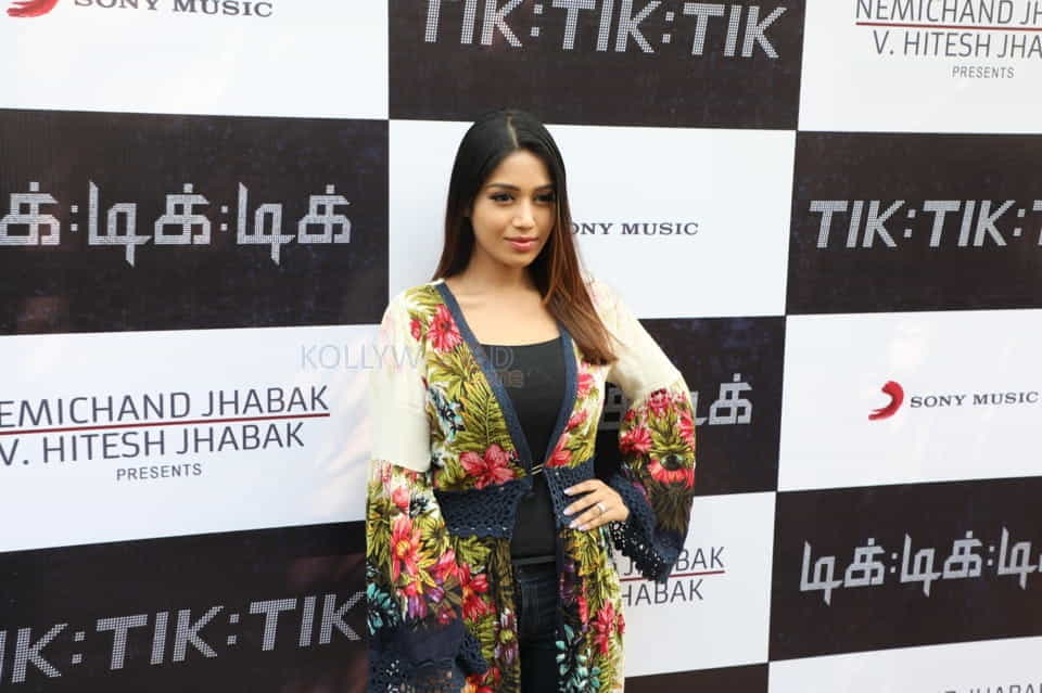 Actress Nivetha Pethuraj At Tik Tik Tik Music Launch Photos