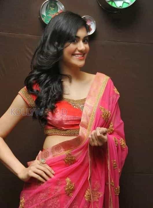 Adah Sharma Hot Saree Photos