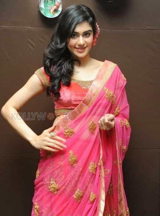 Adah Sharma Hot Saree Photos