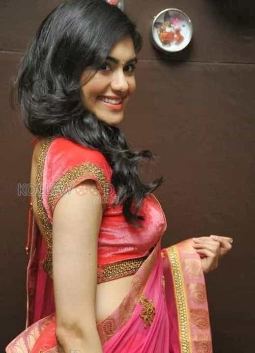 Adah Sharma Hot Saree Photos