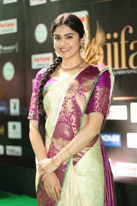 Adah Sharma In Saree At Iifa Utsavam Event Pictures