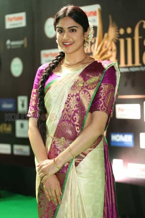 Adah Sharma In Saree At Iifa Utsavam Event Pictures