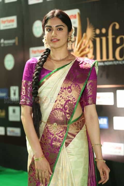 Adah Sharma In Saree At Iifa Utsavam Event Pictures