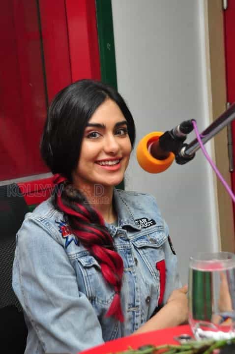 Commando Heroine Adah Sharma At Radio Mirchi Hyderabad Photos