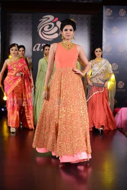 Deeksha Seth At Azva Ramp Walk Photos