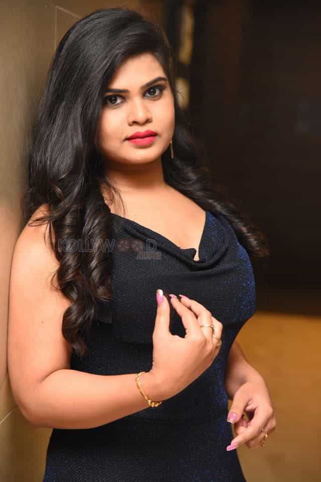 Actress Alekhya Angel At Uthara Movie Pre release Event Pictures 22