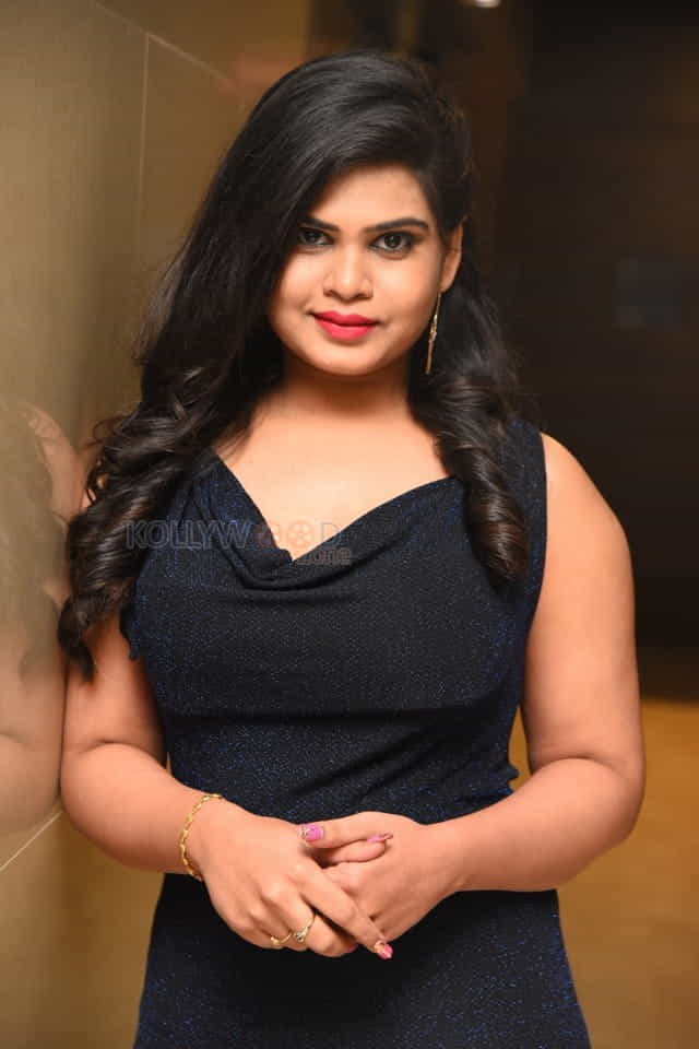 Actress Alekhya Angel At Uthara Movie Pre release Event Pictures 23