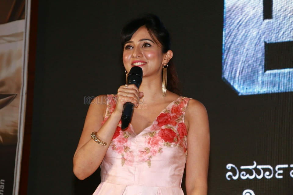 Actress Harshika Poonacha At Uchakattam Trailer Launch Stills 01