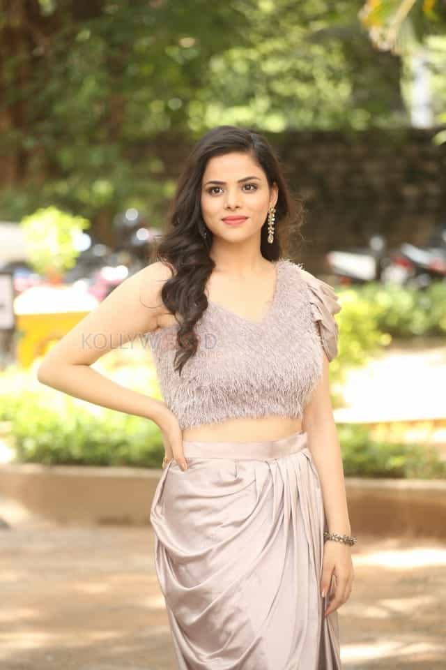 Actress Kriti Garg At Rahu Movie Teaser Launch Photos 27