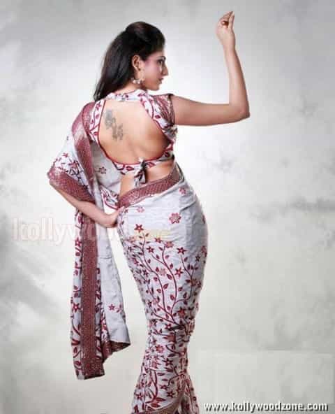 Haripriya Sexy Saree Back