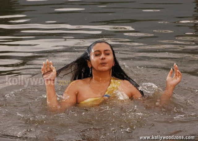 Namitha Hot Topless Stills 06