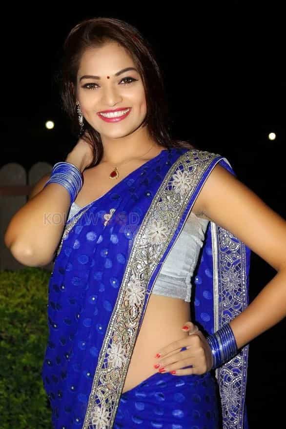 Actress Ashwini Spicy Saree Photos 09