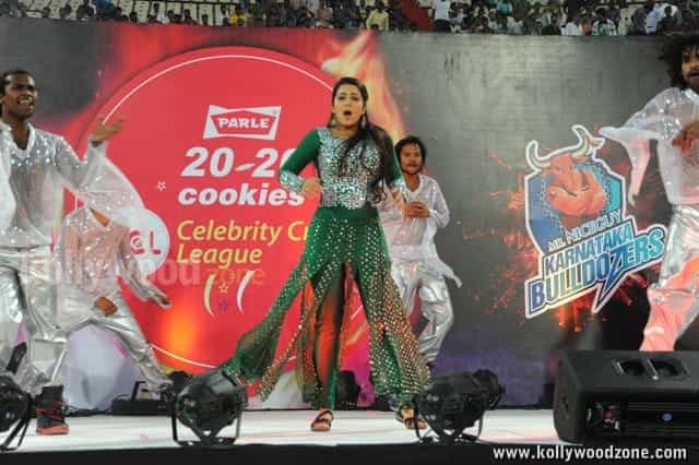 Actress Charmi Dance Performance At Ccl Photos 13