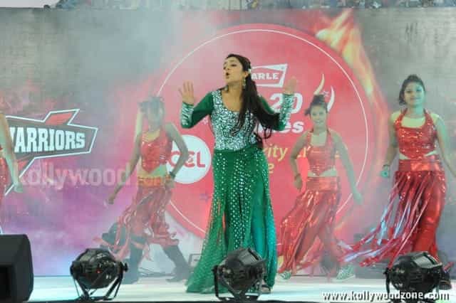 Actress Charmi Dance Performance At Ccl Photos 17