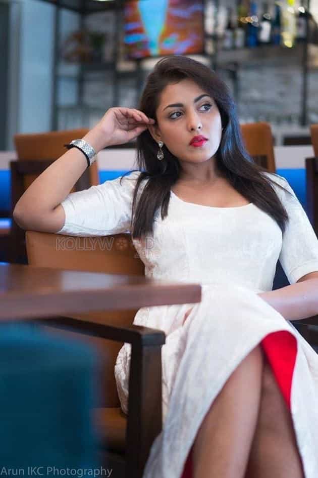 Actress Madhu Shalini White Dress Photo Shoot Pictures 07