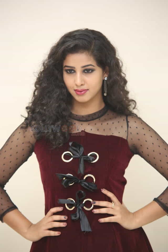 Actress Pavani At Moodu Puvvulu Aaru Kayalu Pre Release Event Photos 75