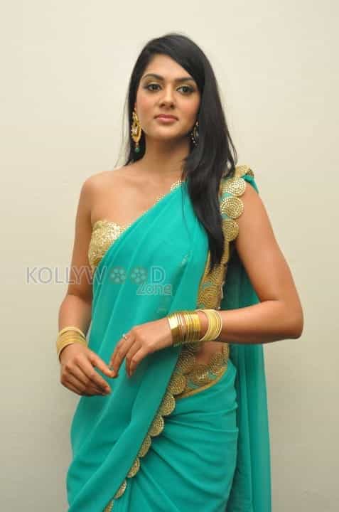 Actress Sakshi Chowdary Sexy Saree Photos 13