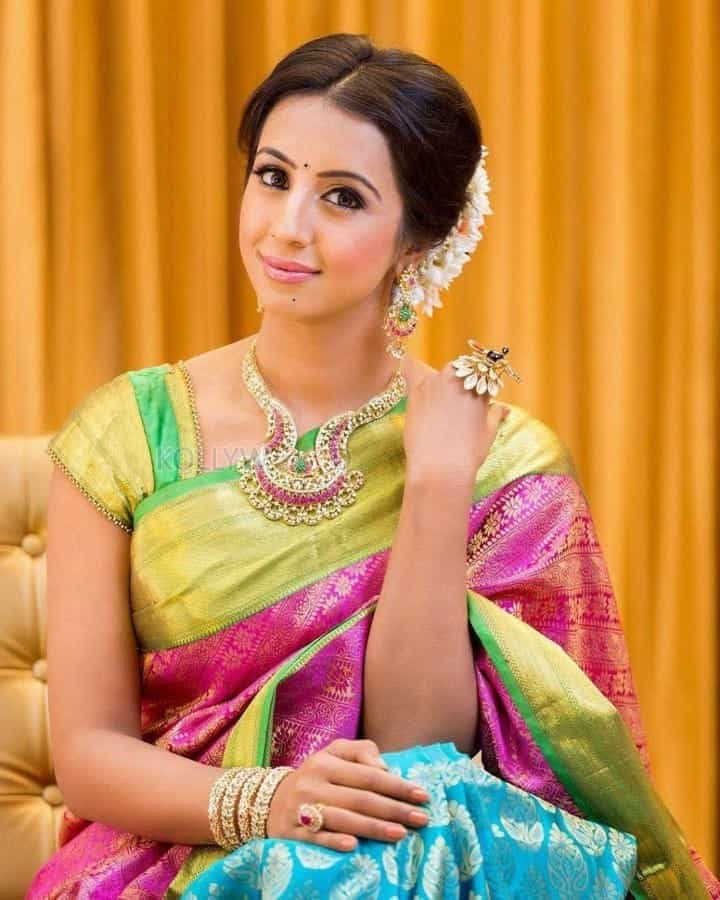 Actress Sanjjanaa Akshaya Tritiya Saree Photos 02