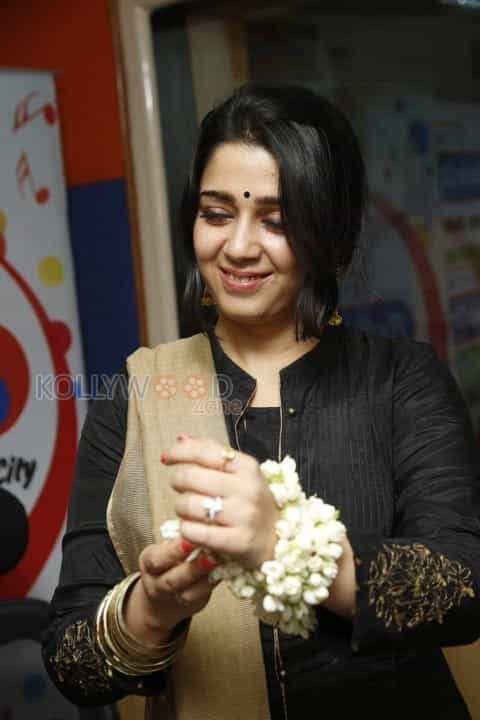 Telugu Actress Charmi At Radio City Photos 03