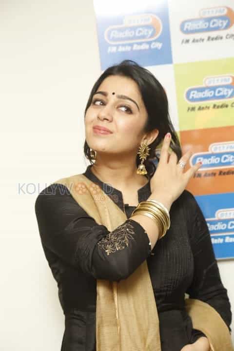 Telugu Actress Charmi At Radio City Photos 10