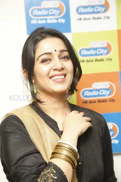 Telugu Actress Charmi At Radio City Photos 14