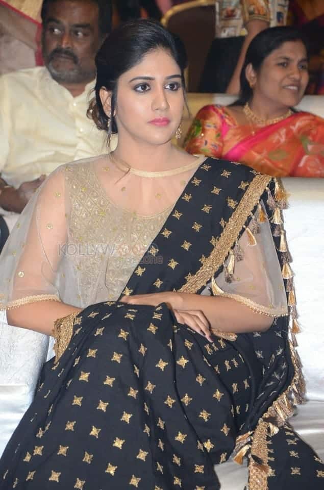 Actress Chandini Chowdary At Howrah Bridge Audio Launch Photos 17