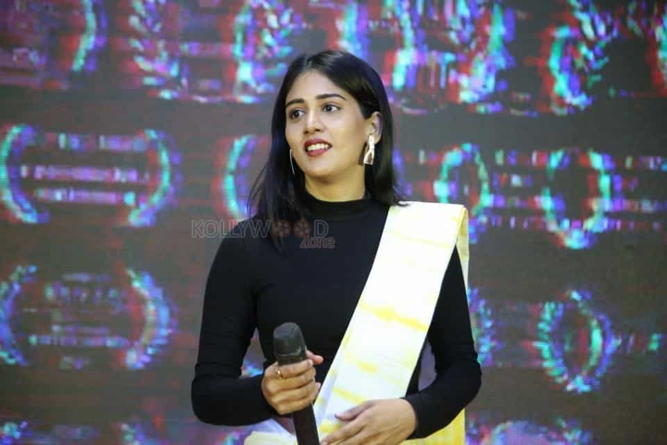 Actress Chandini Chowdary At Madha Movie Pre Release Event Stills 01