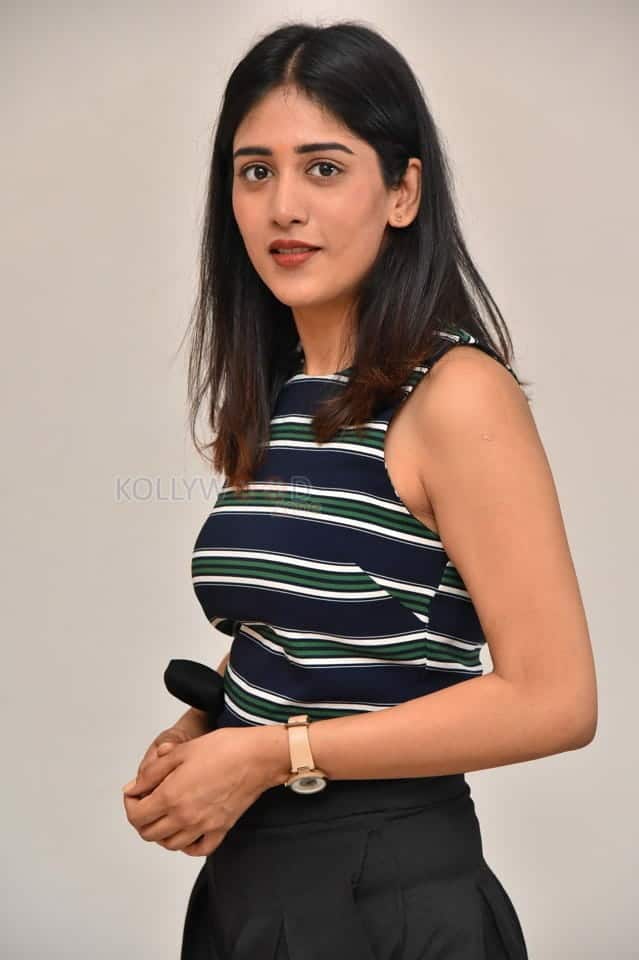 Actress Chandini Chowdary At New Movie Opening Photos 03