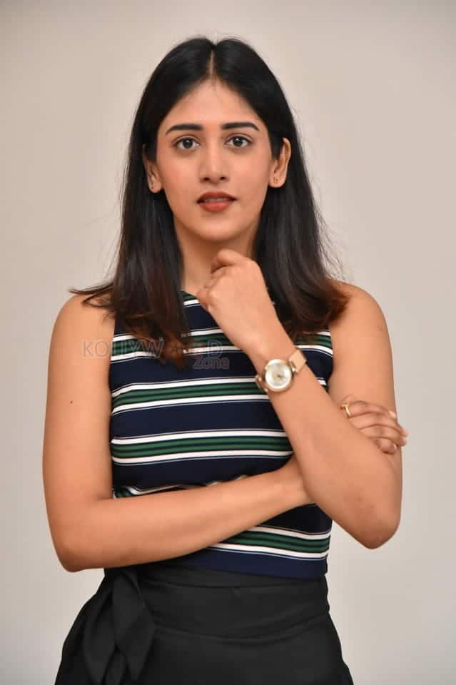 Actress Chandini Chowdary At New Movie Opening Photos 07