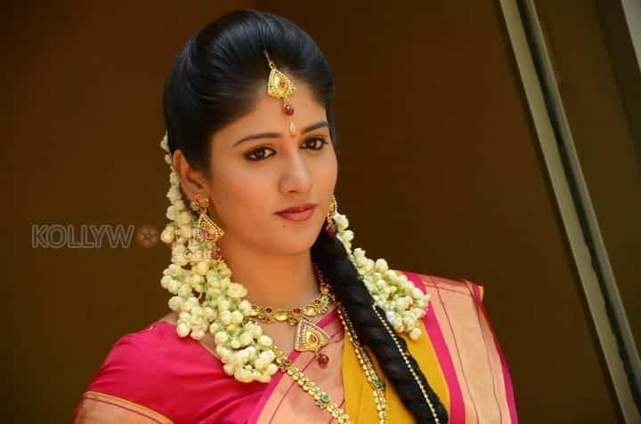 Actress Chandini Chowdary Traditional Saree Photos 05