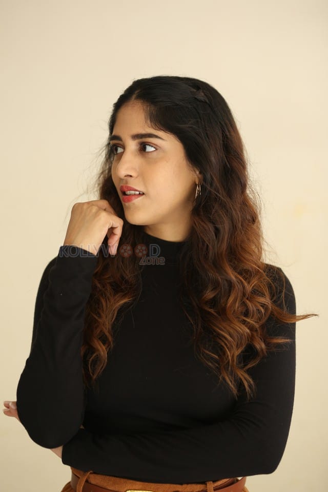 Actress Chandini Chowdary at Music Shop Murthy Success Meet Photos 09