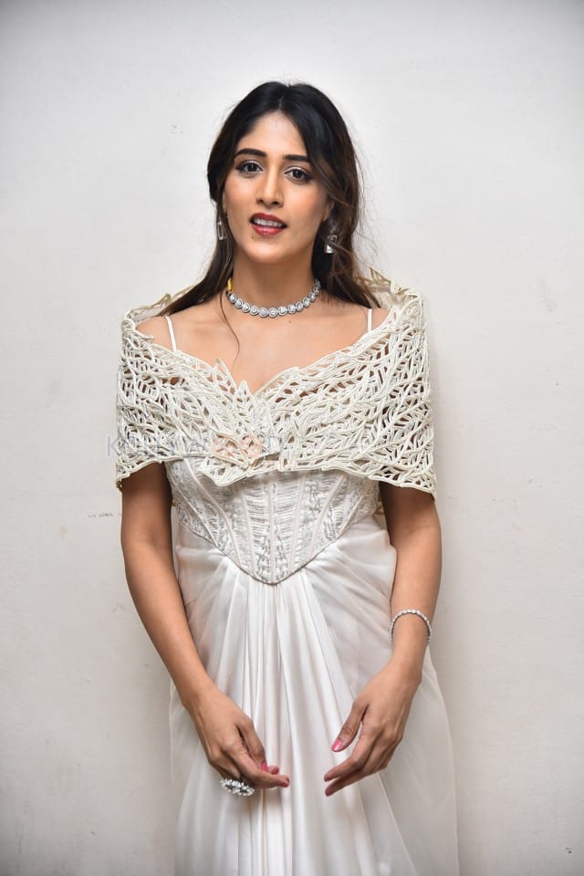 Actress Chandini Chowdary at Yevam Movie Pre Release Event Photos 13