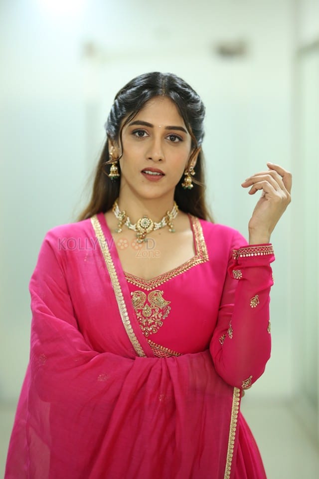 Actress Chandini Chowdary at Yevam Trailer Launch Event Photos 14