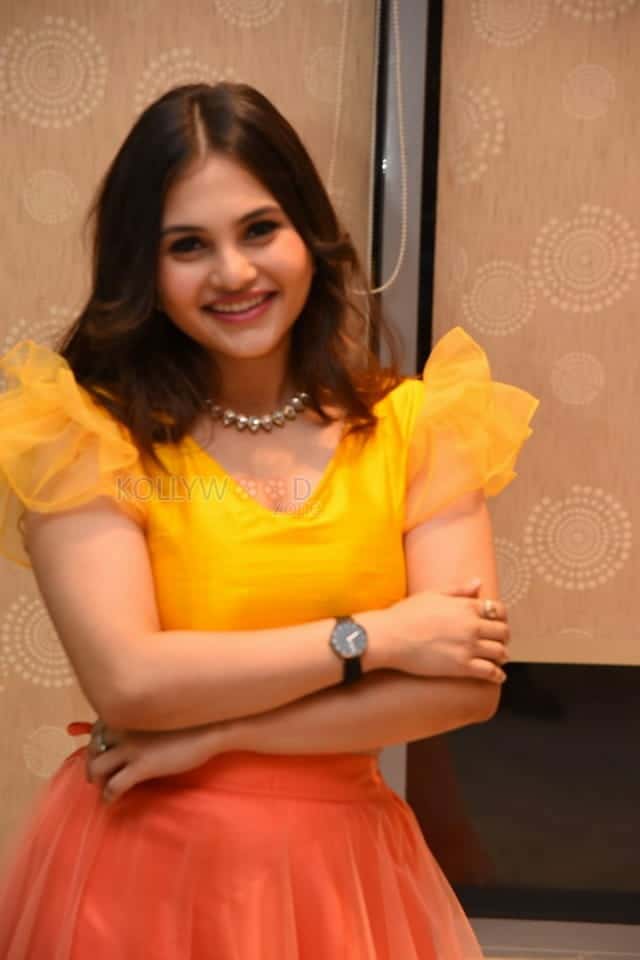 Actress Ramya Pasupuleti At First Rank Raju Pre release Event Pictures 25